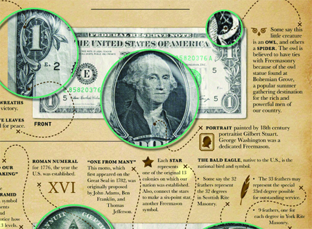El billete de dólar esconde secretos