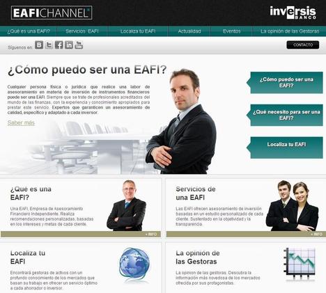 Inversis Banco impulsa EAFI Channel, la primera plataforma especializada en el asesoramiento financiero