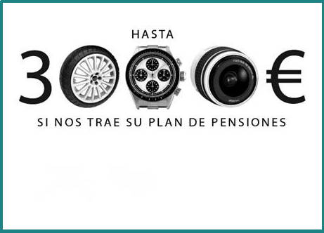 Bonificación de hasta 3.000 € por traspaso de planes de pensiones
