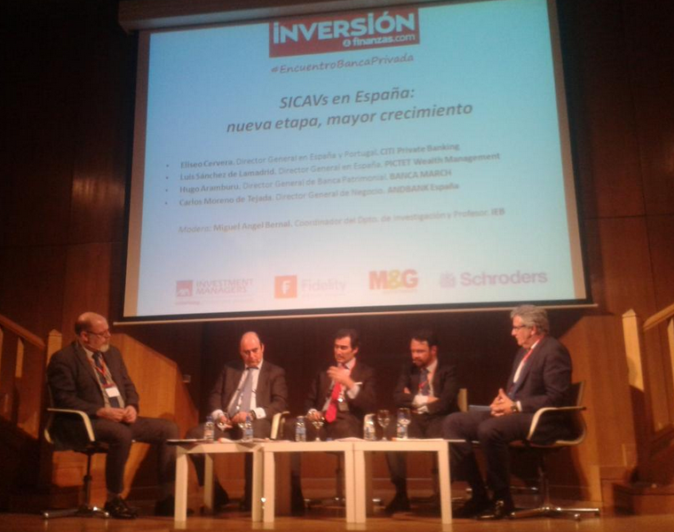 Moreno de Tejada: «El objetivo en banca privada es la preservación del patrimonio y esto sucede con las SICAVs»