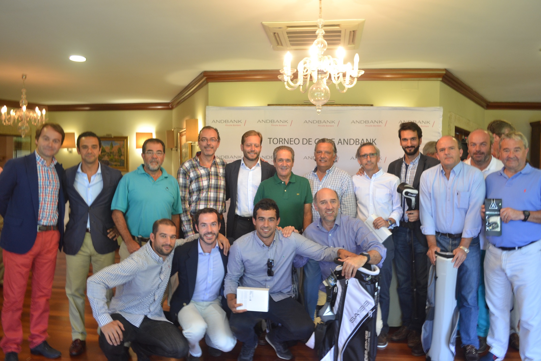 El Torneo de Golf Andbank reúne a cerca de 80 jugadores en  La Coruña