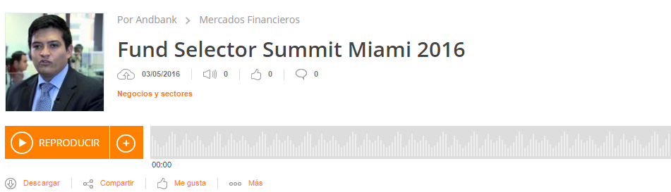 Así ha sido Fund Selector Summit 2016 #podcastAndbank