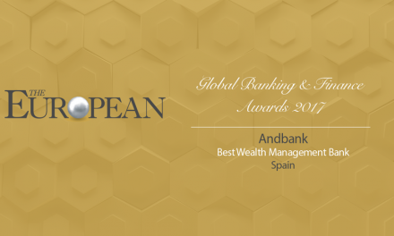 Andbank España recibe el premio Best Wealth Management Bank Spain 2017
