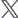 X